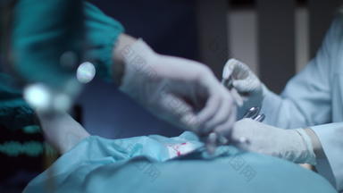 外科手术操作手术手医疗工具外科医生操作